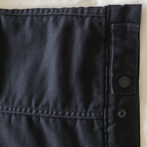 Levi's Original Black on Black Sherpa-Lined Classic Denim Trucker Jacket Size S - Picture 10 of 16